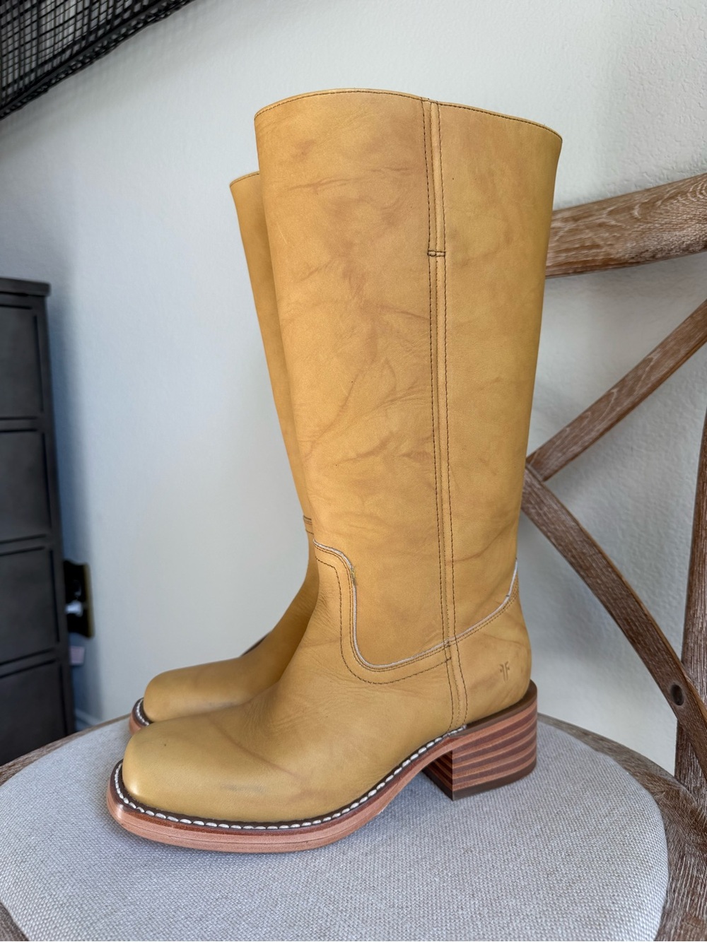 Frye campus 14L wide calf boots banana - Picture 2 of 9